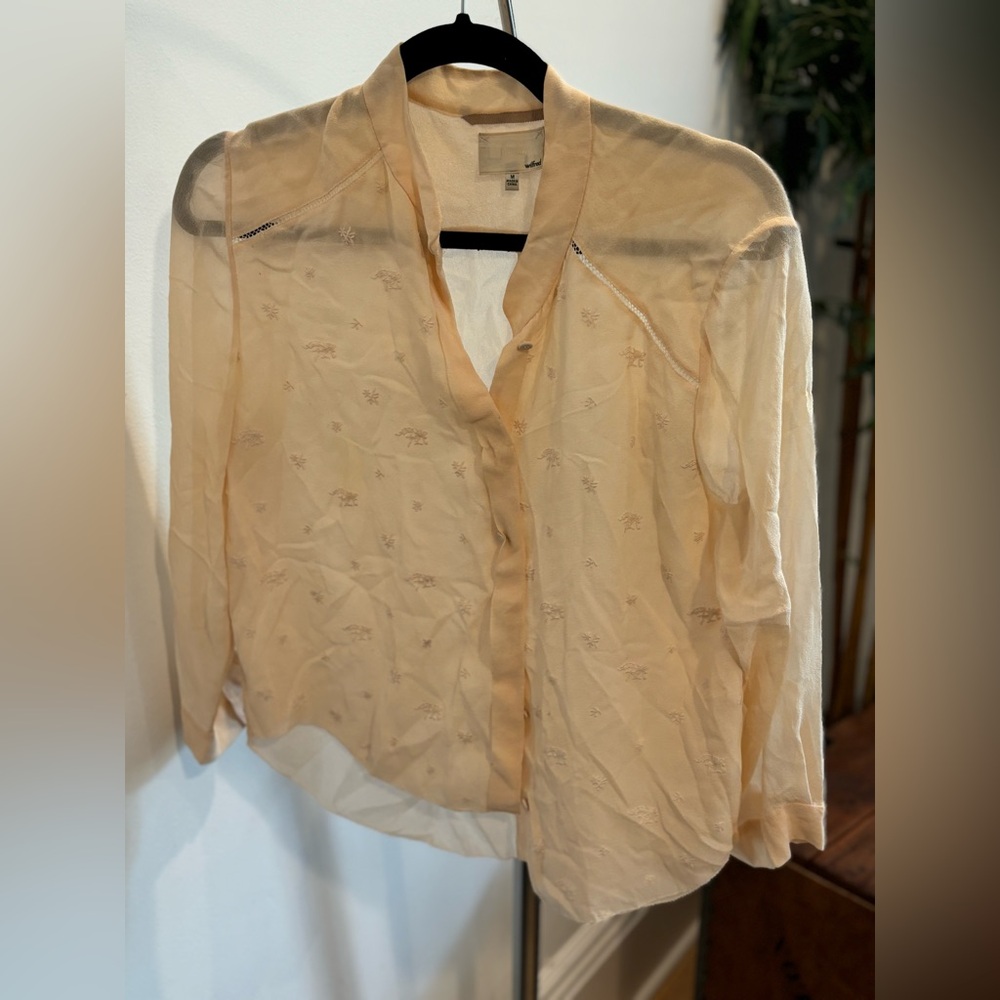 Wilfred Pink Long Sleeve Blouse